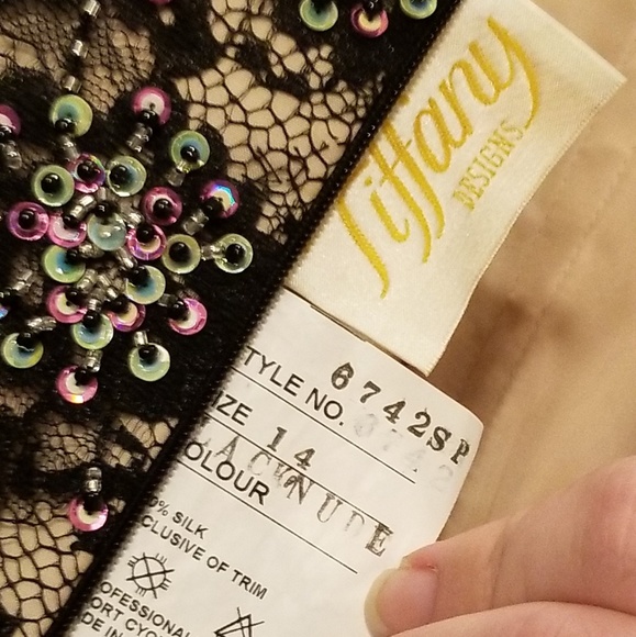 SALE PRICE!! BRAND NEW! Tiffany formal pageant prom gown NWT - Picture 5 of 8